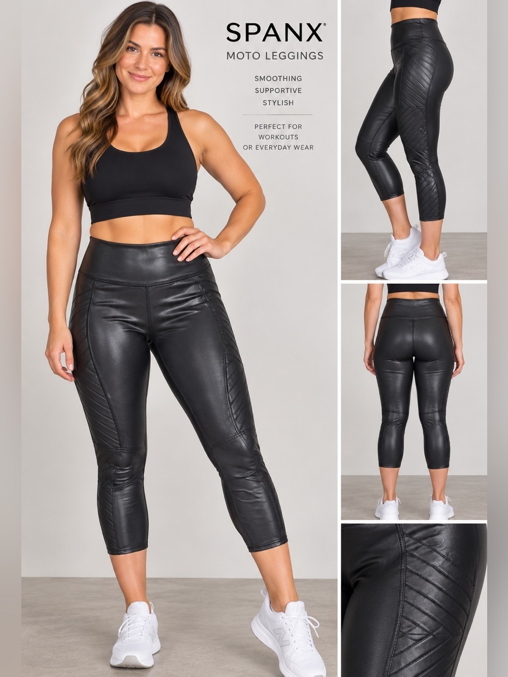 Spanx Moto Leggings Small new
